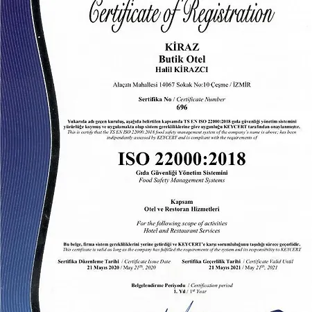 Kiraz Butik 3* Alaçatı